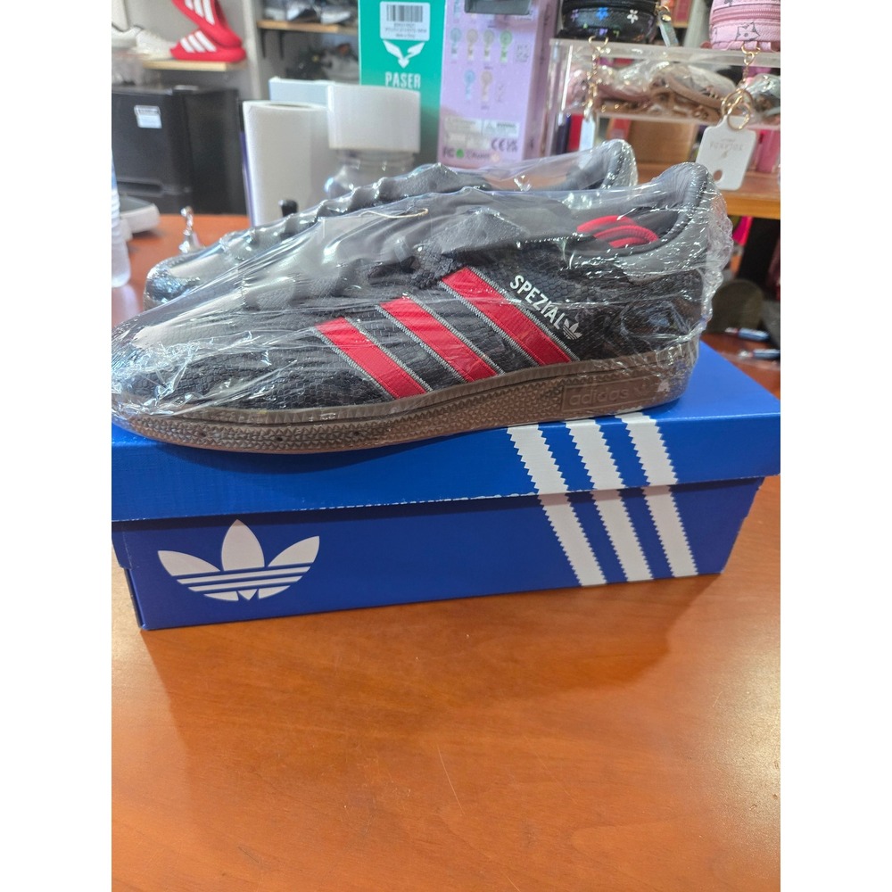 Adidas Handball Spezial Core Black Better Scarlet KK1191 Mens Size 8 Sneakers